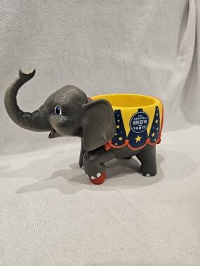 Greatest Show on Earth Circus Elephant Cup Mug Barnum Bailey Ringling Bros 9"